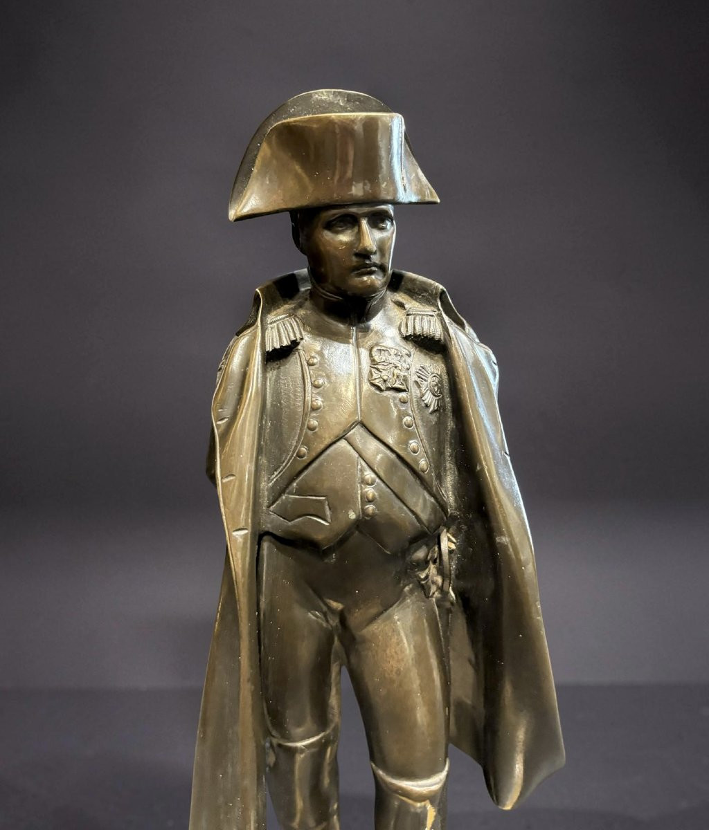Scultura in Bronzo di Napoleone Bonaparte dopo Pradier XIX secolo-photo-4