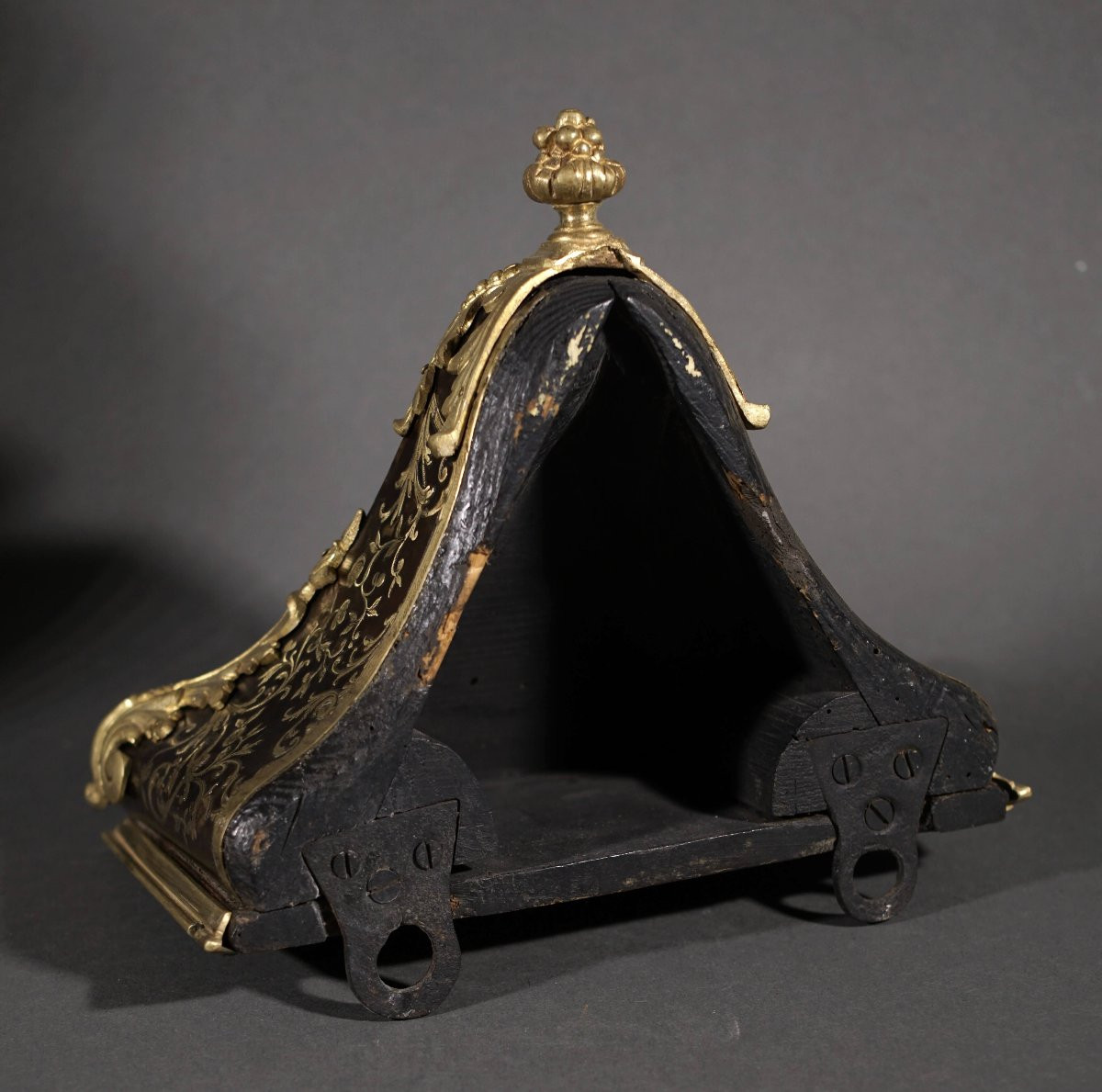 Cartel d'Alcova XVIII secolo epoca Reggenza in Marqueterie Boulle -photo-6