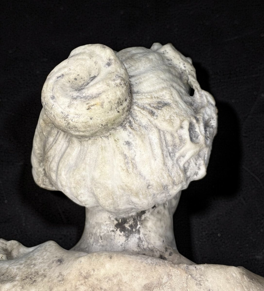 Orazio Marinali (1643-1720) Busto di Flora in Marmo-photo-6