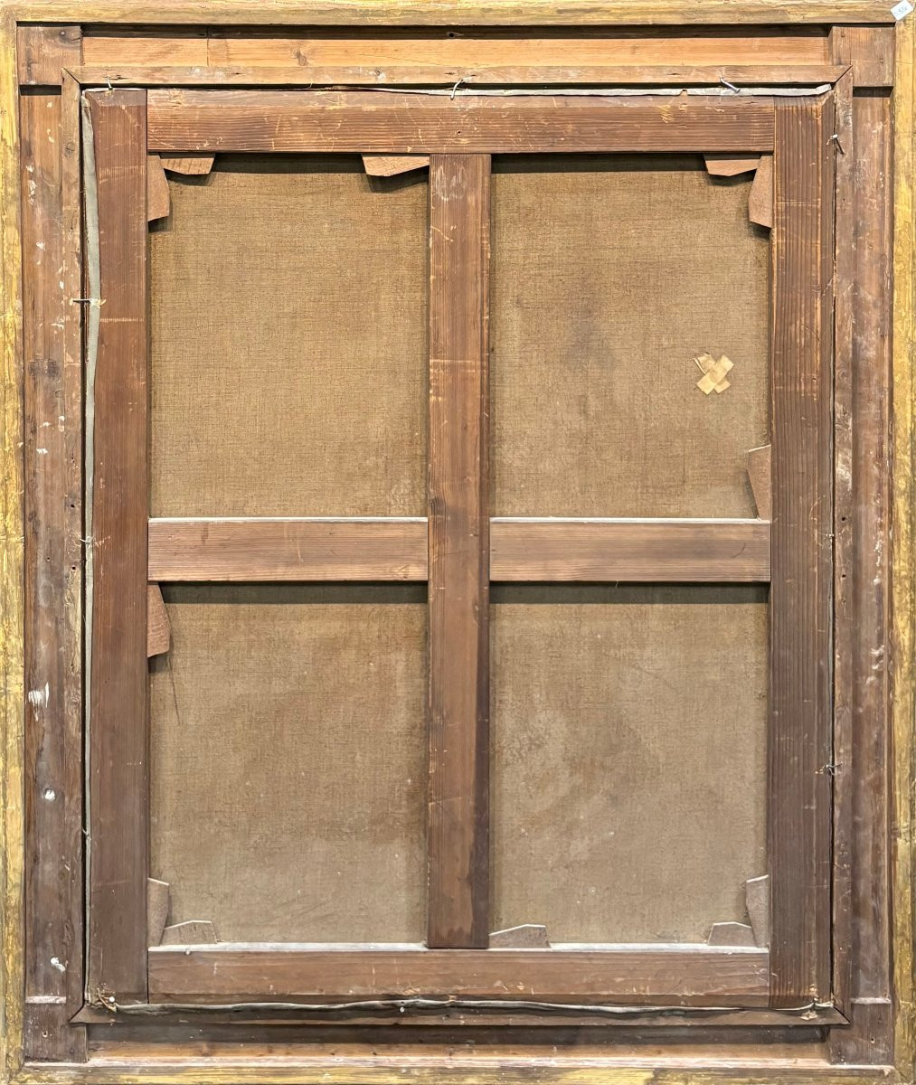 Gaston CHARPENTIER-BOSIO (1858-1923) Grande "Ritratto di Ragazza con ventaglio" -photo-7