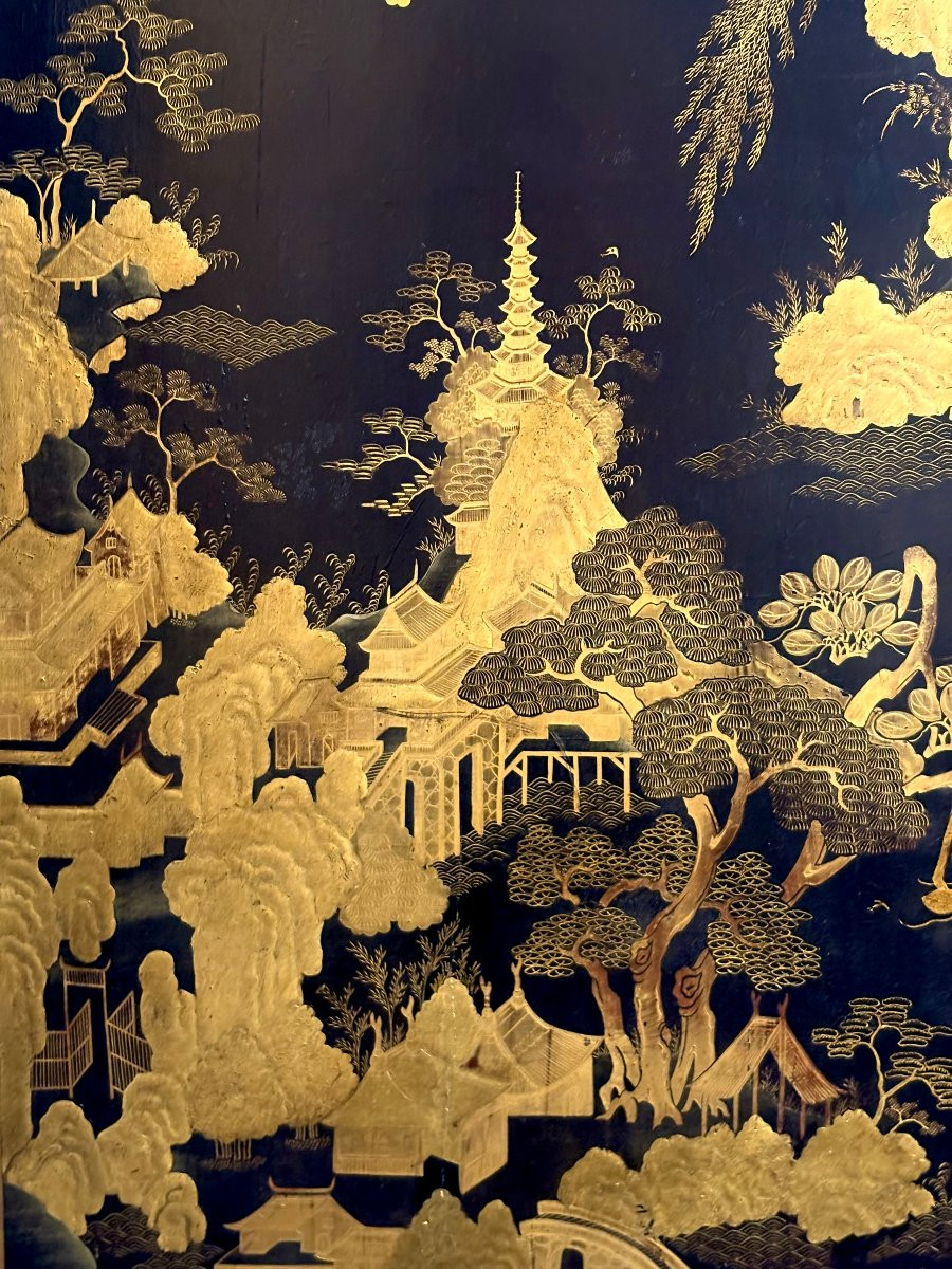 Cabinet a decoro Giapponese secondo frederick Crace, Inghilterra, epoca Regency, circa 1810.-photo-2