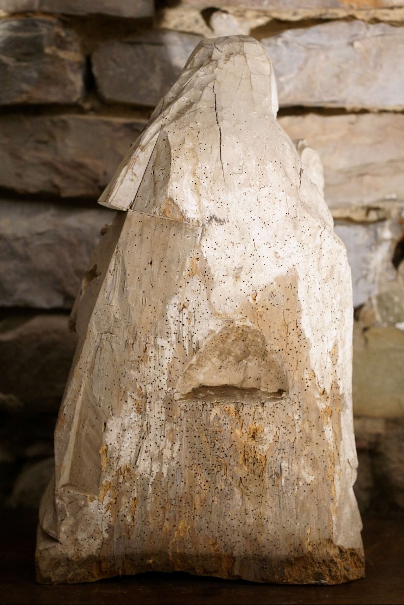 Pietà Scultura in Legno di Tiglio Franco Borgognona fine XV secolo-photo-3