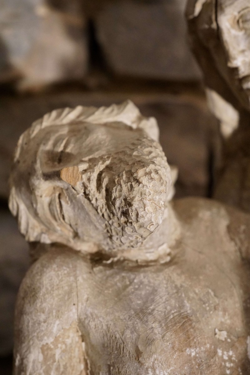 Pietà Scultura in Legno di Tiglio Franco Borgognona fine XV secolo-photo-2