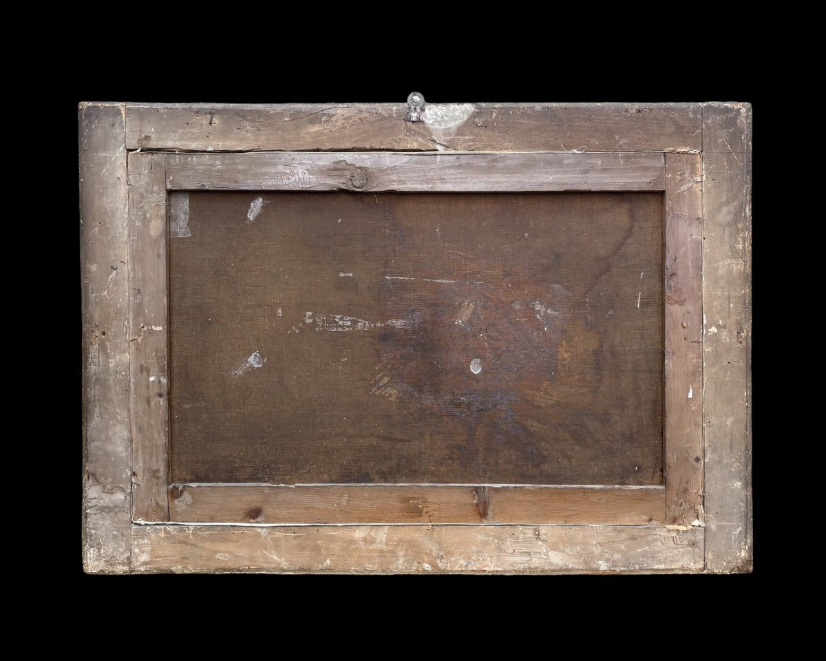 Coppia di Grandi Vedute del Golfo di Napoli Scuola di Posillipo Grand Tour circa 1840-photo-7