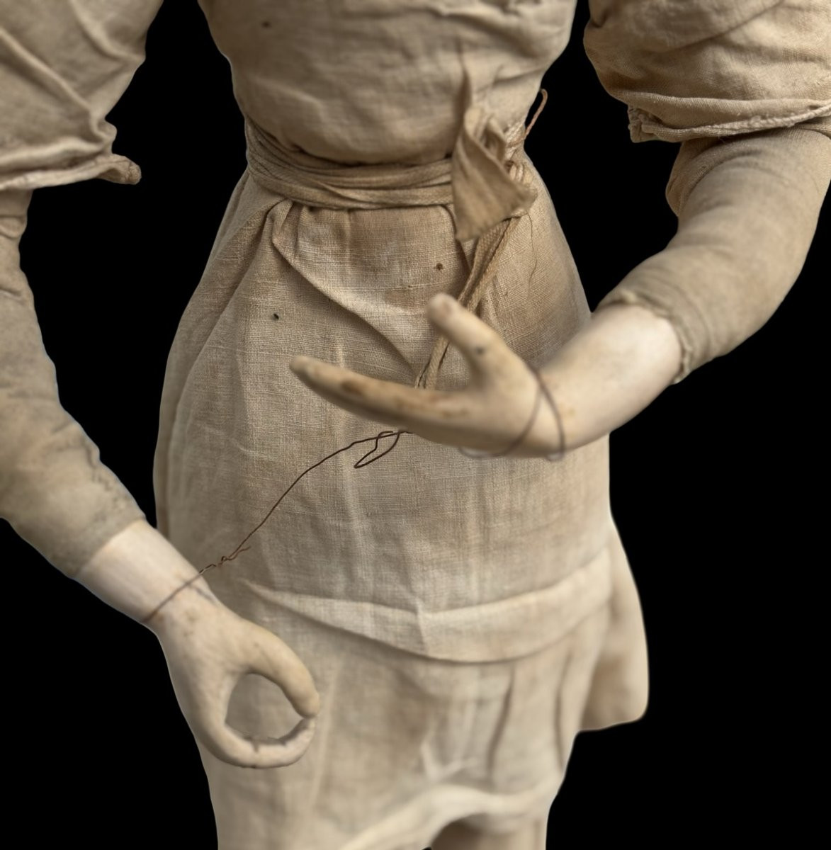 Grande Manichino Napoletano da Presepe in Terracotta XVIII secolo-photo-4