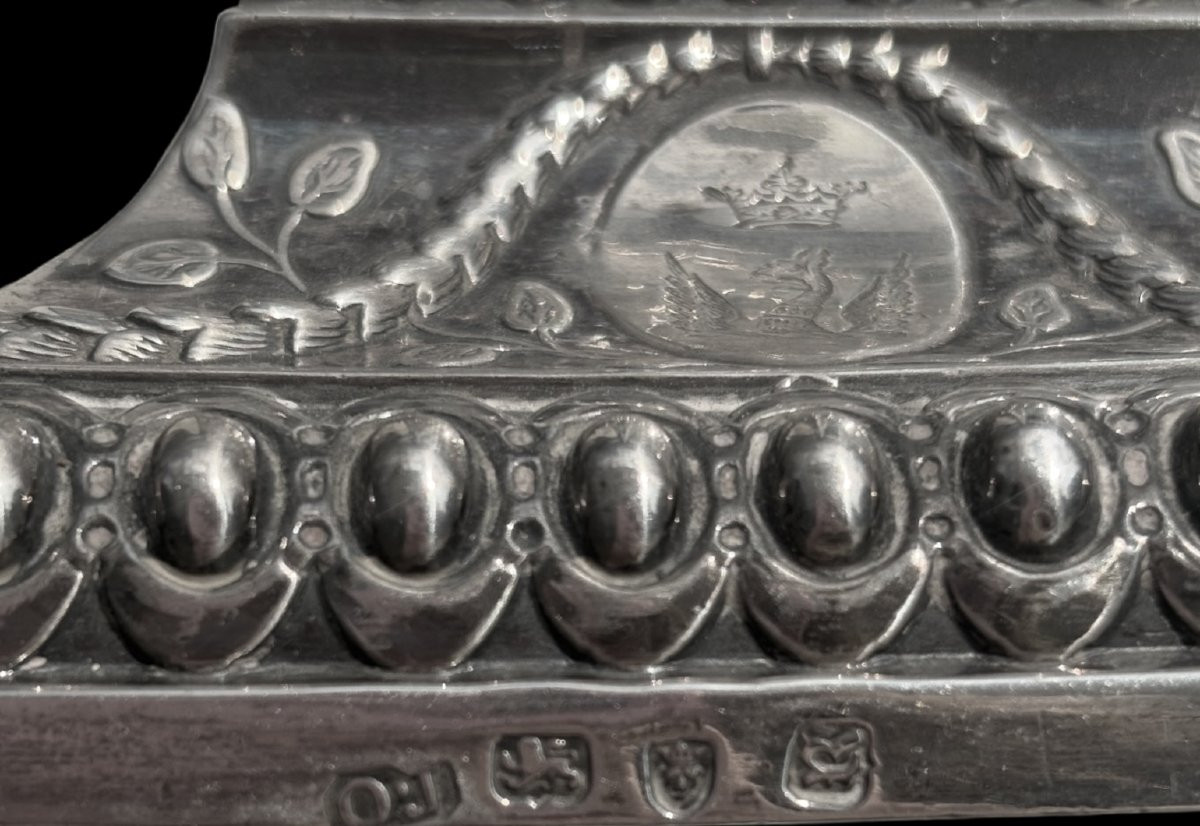 Coppia di Candelieri Georgiani in Argento Sterling Orlando Jackson Londra 1772-photo-3