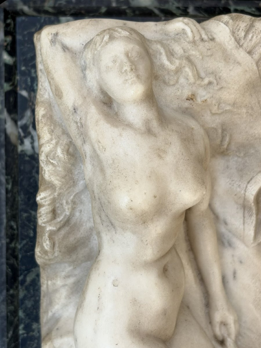Scultura in Marmo Art Nouveau Venere Scuola Francese-photo-2
