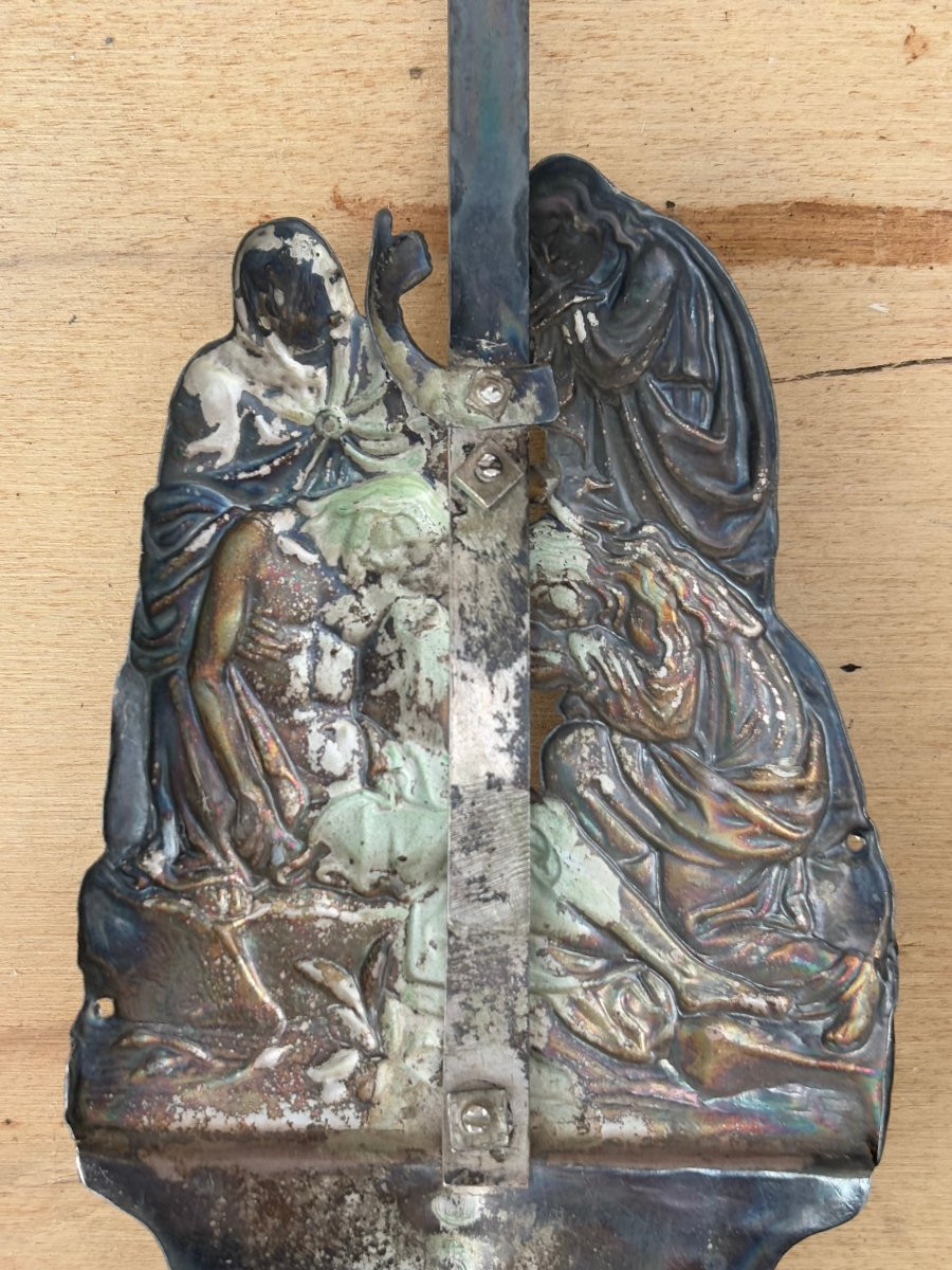 Coppia di Acquasantiere in Argento Lombardia XVIII secolo-photo-3