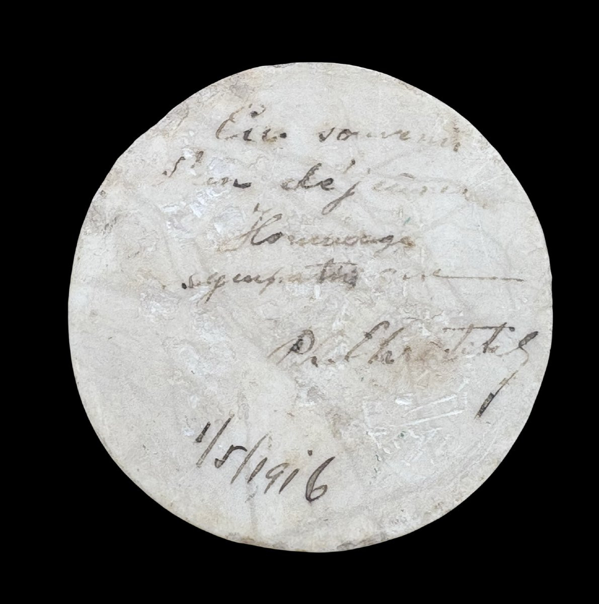 Medaglione in Marmo Neoclassico Profilo Grand Tour XVIII-photo-4