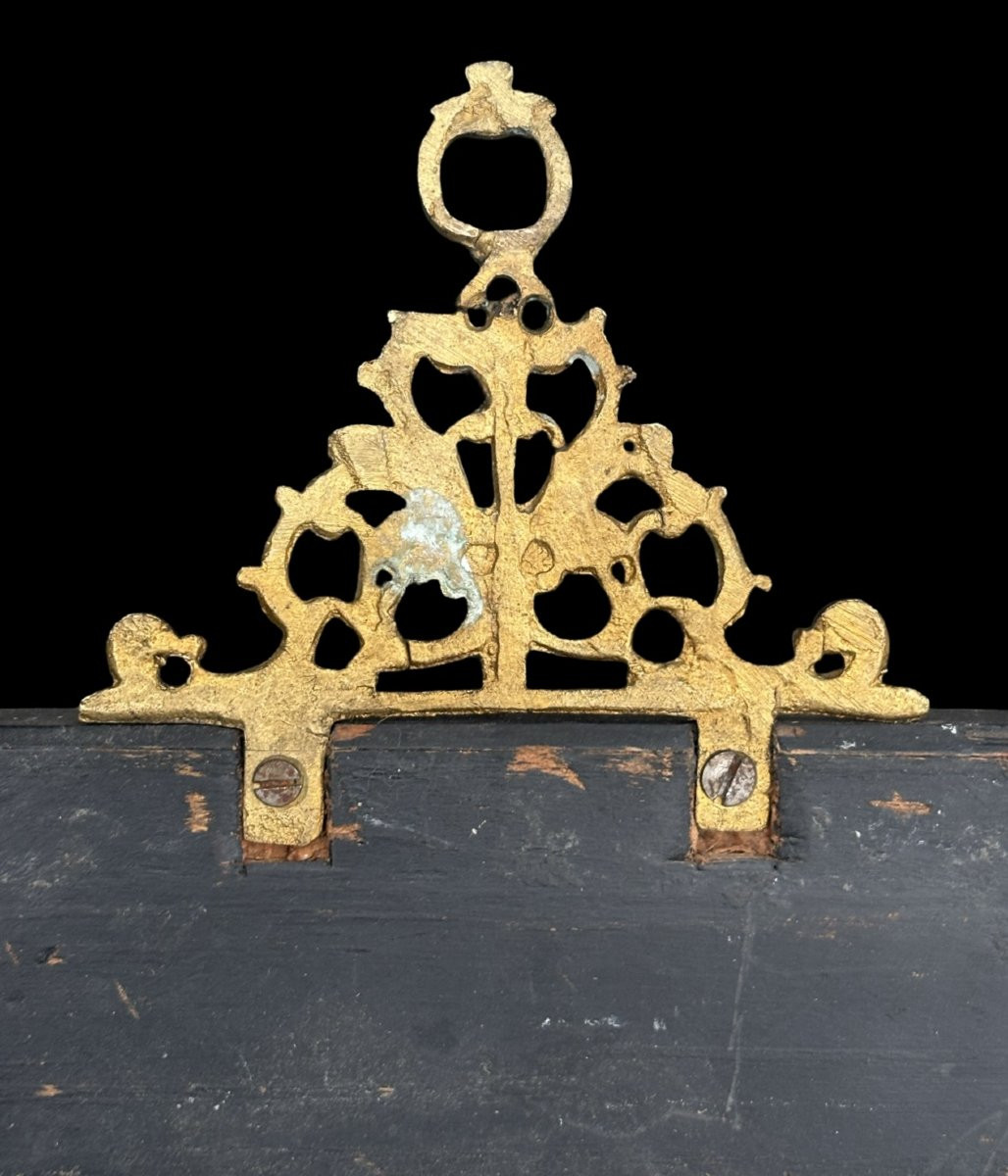 Cornice Grand Tour  Pietre dure e Bronzo Dorato, Roma, XIX secolo-photo-4