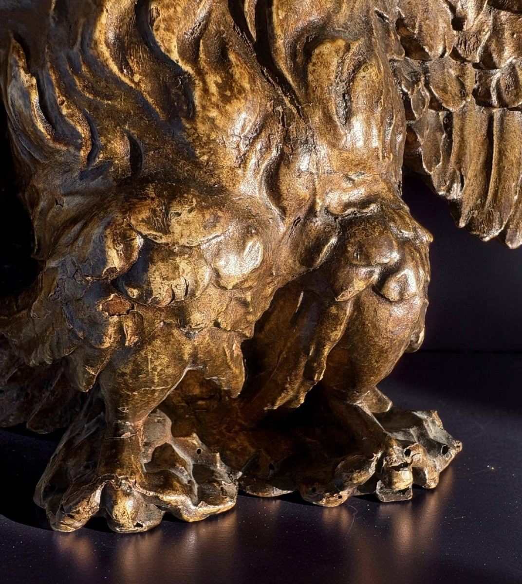 Aquila in Legno Dorato Italia XVIII secolo-photo-4