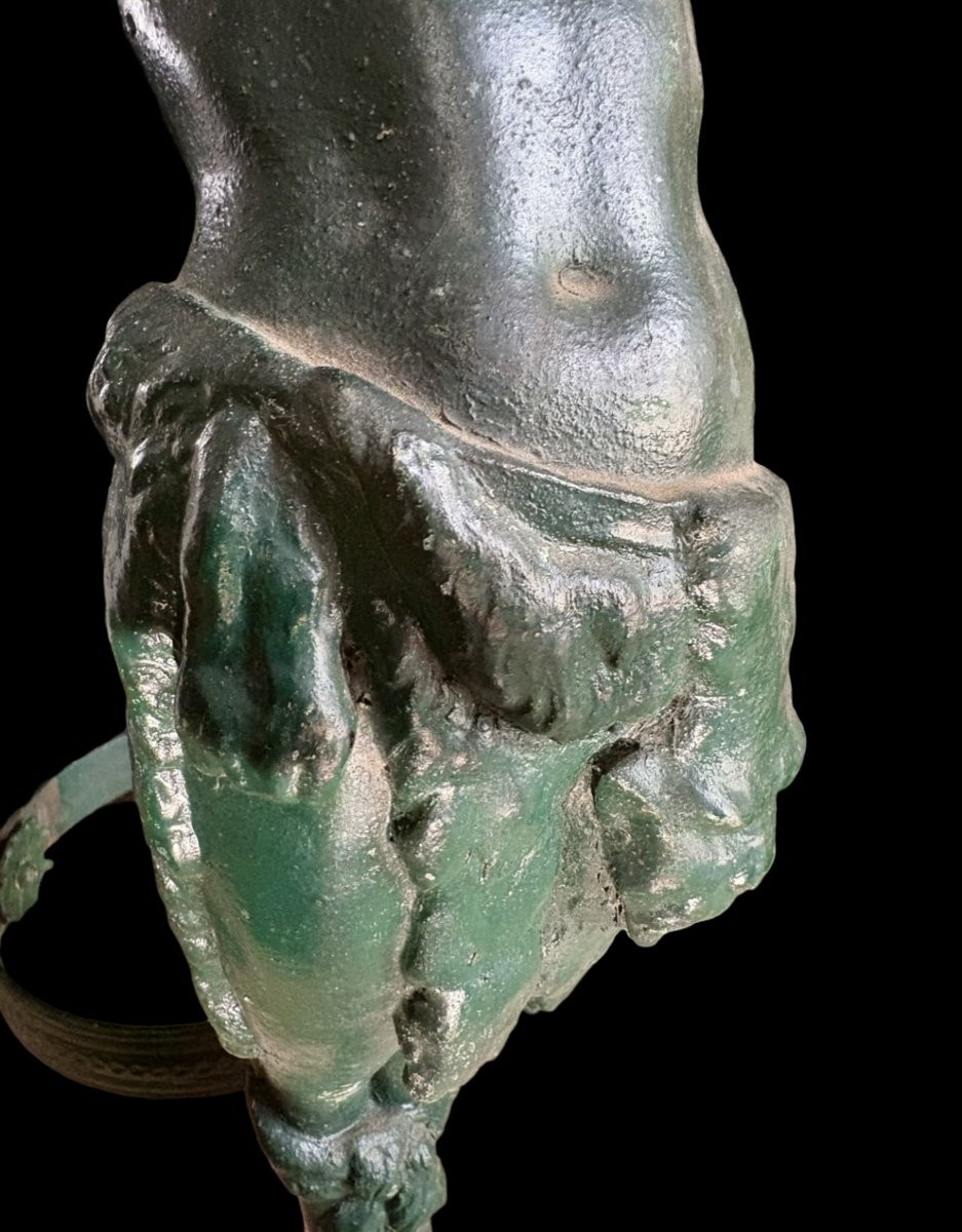 Rara Giardiniera a Tripode con Cariatidi, Fonderia d'Arte Parigina, XIX secolo-photo-2