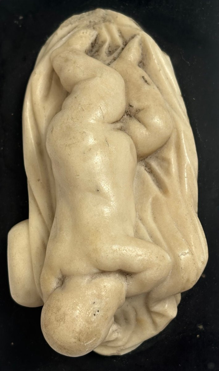 Scultura Marmo Grand Tour Putto Dormiente inizi XIX secolo-photo-4