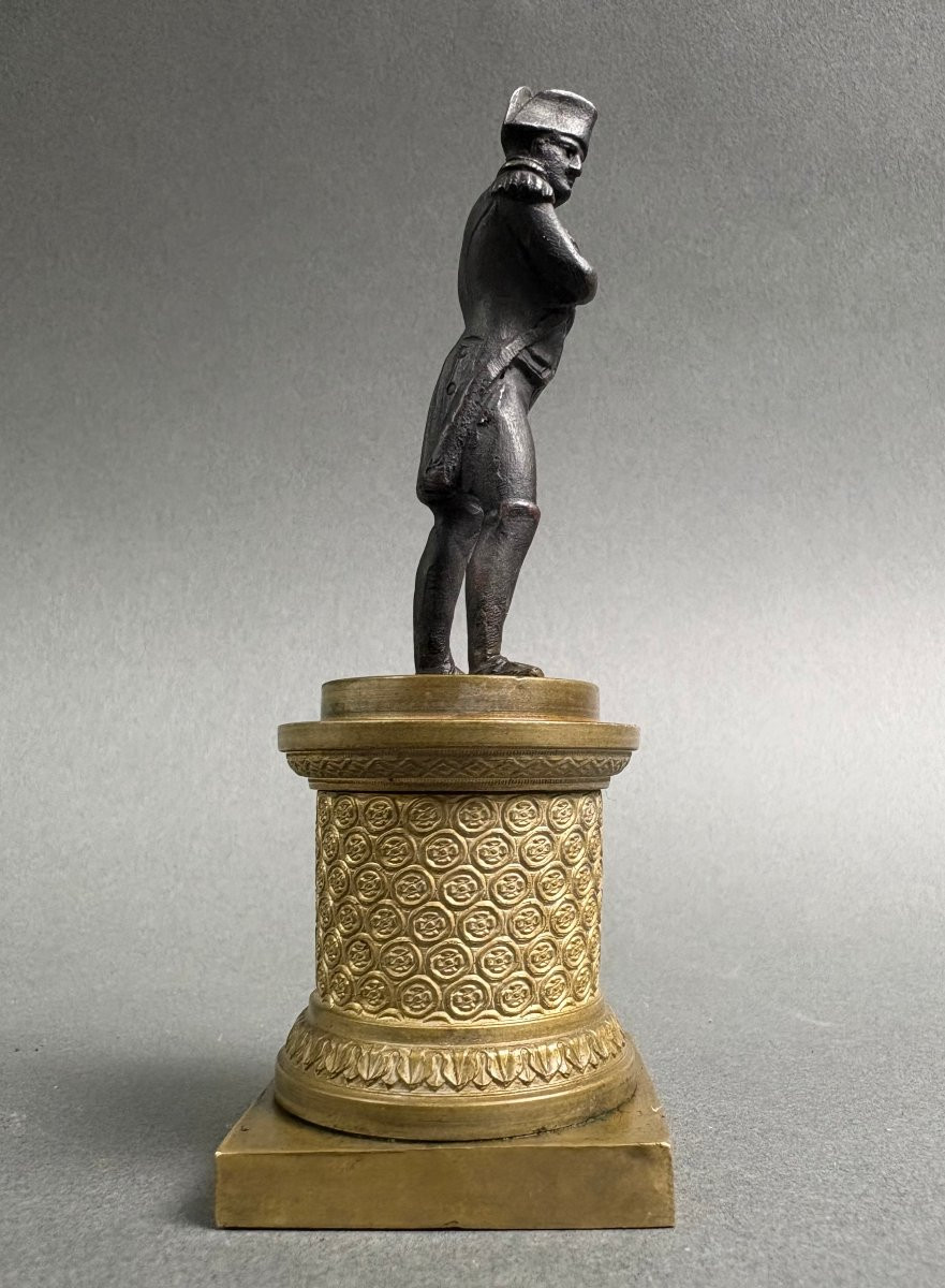 Napoleone Bonaparte Statuetta Bronzo Miniatura circa 1820-30-photo-4