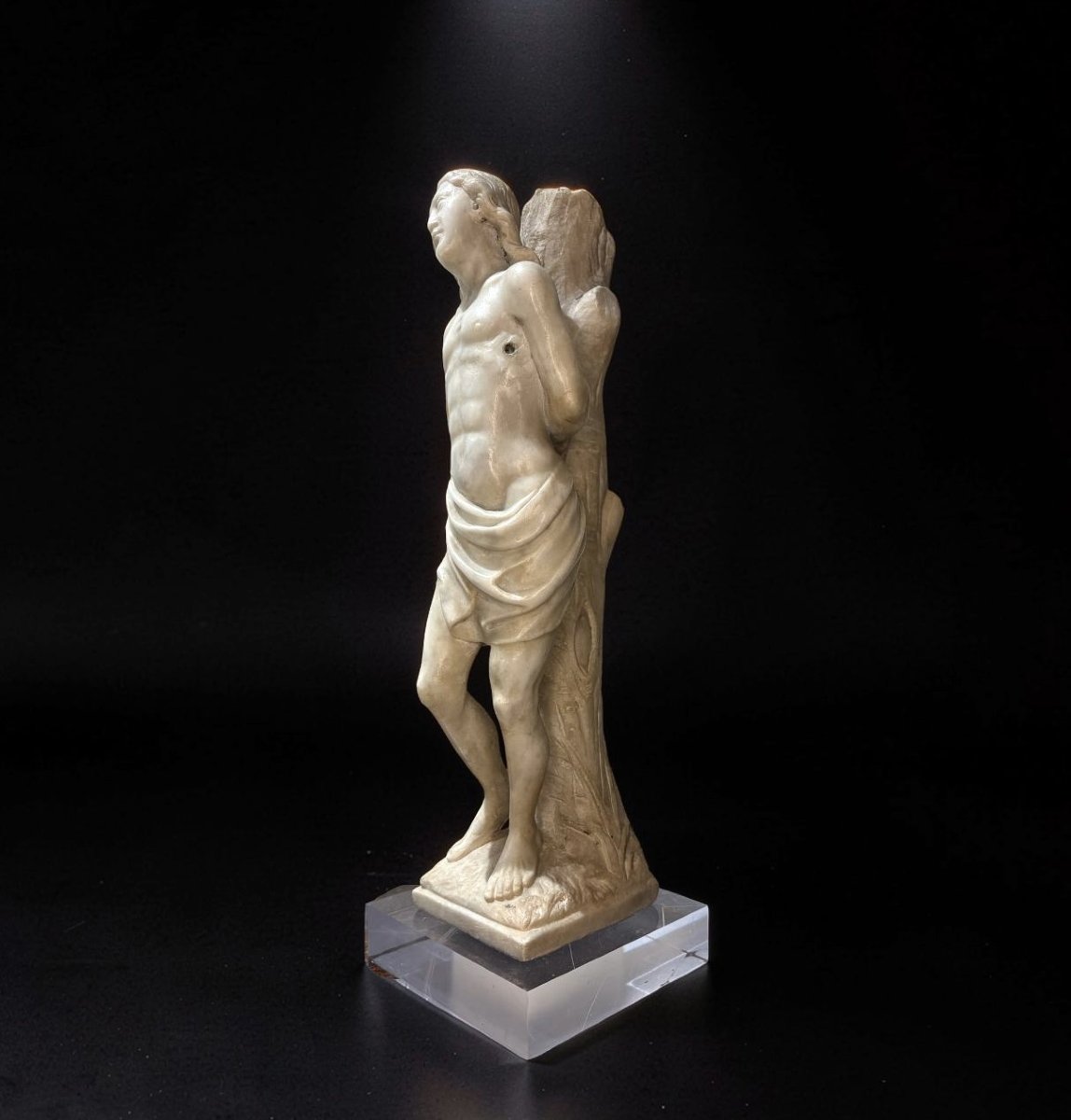 Scultura in Marmo San Sebastiano Italia XVIII secolo-photo-6
