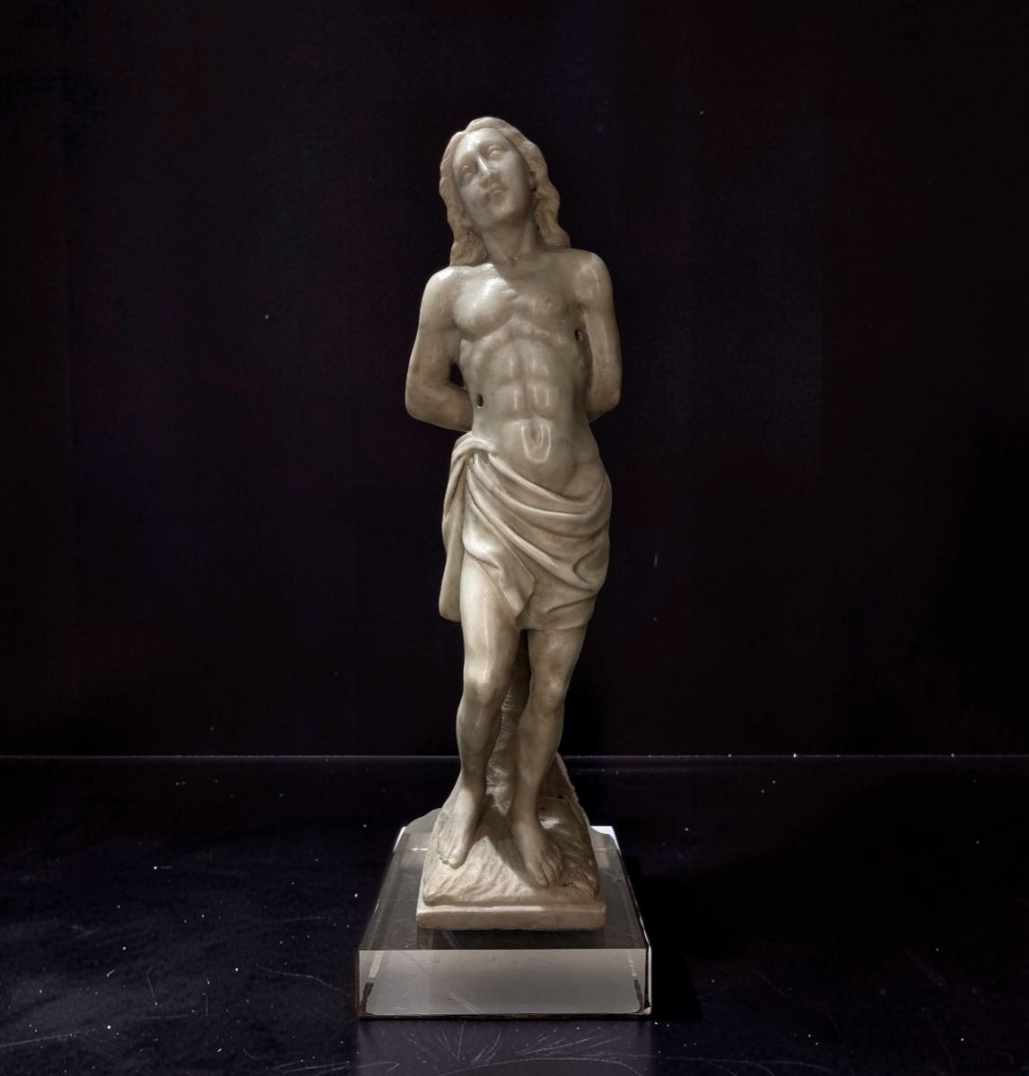 Scultura in Marmo San Sebastiano Italia XVIII secolo