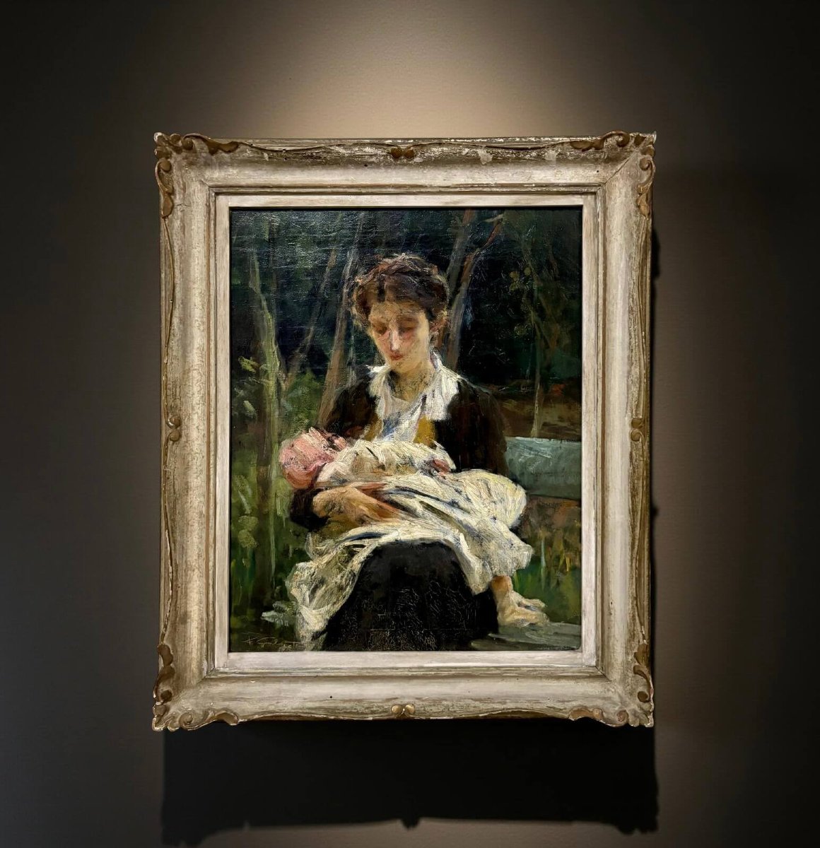 Francesco Galante (1884-1972) "La Giovane Madre" Scuola Napoletana inizio XX secolo