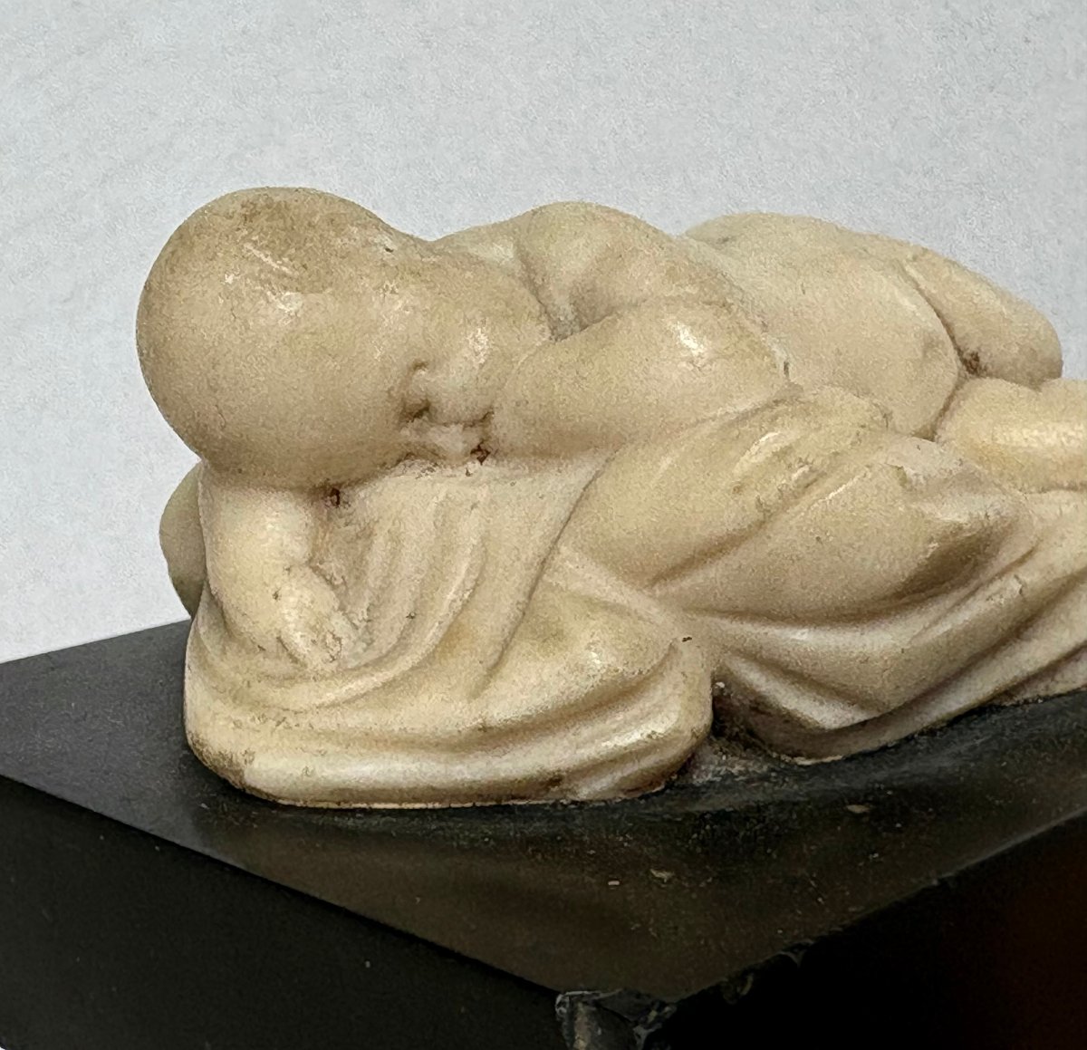 Scultura Marmo Grand Tour Putto Dormiente inizi XIX secolo-photo-4