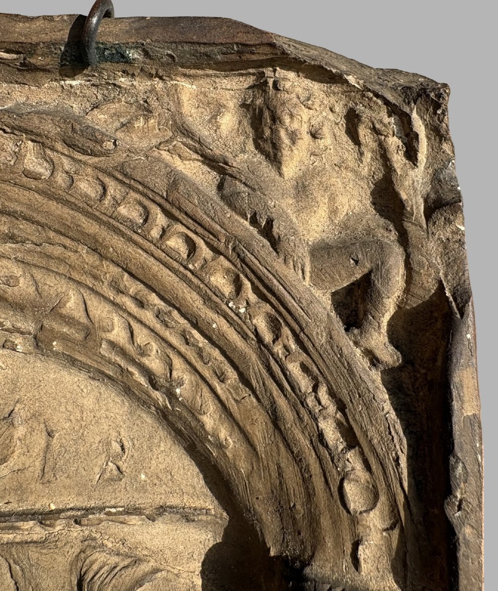 Bassorilievo in Terracotta Adorazione dei Magi Bottega Veneta datato 1618-photo-2