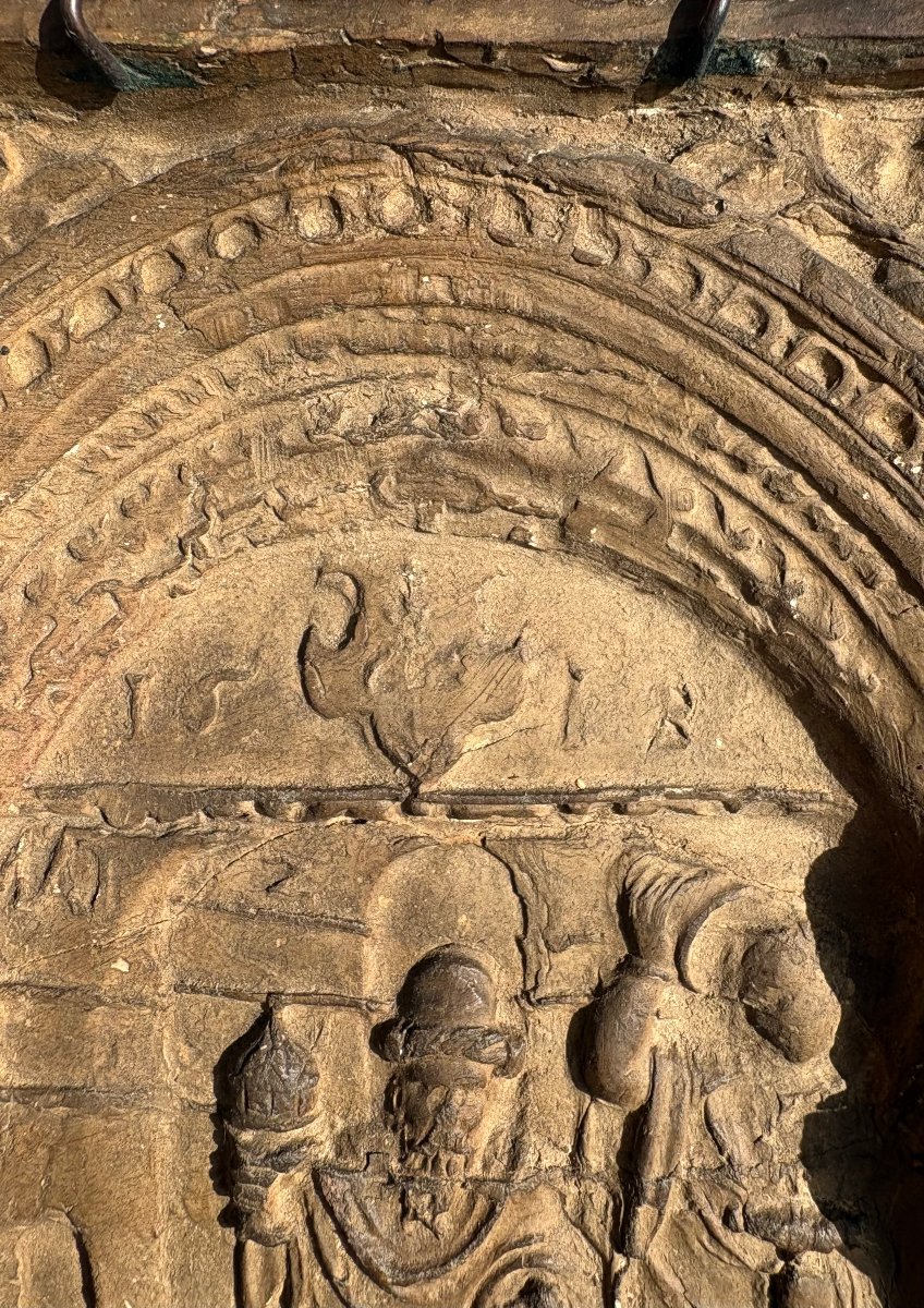 Bassorilievo in Terracotta Adorazione dei Magi Bottega Veneta datato 1618-photo-5