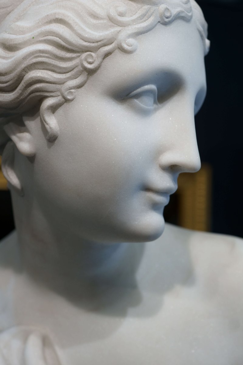 Venere Italica Imponenente Scultura in Marmo Grand Tour circa 1840-photo-3