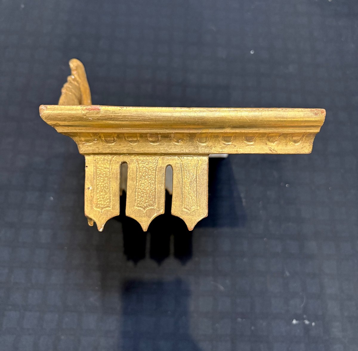 Corona da Baldacchino Luigi XVI in Legno Dorato XVIII secolo -photo-1
