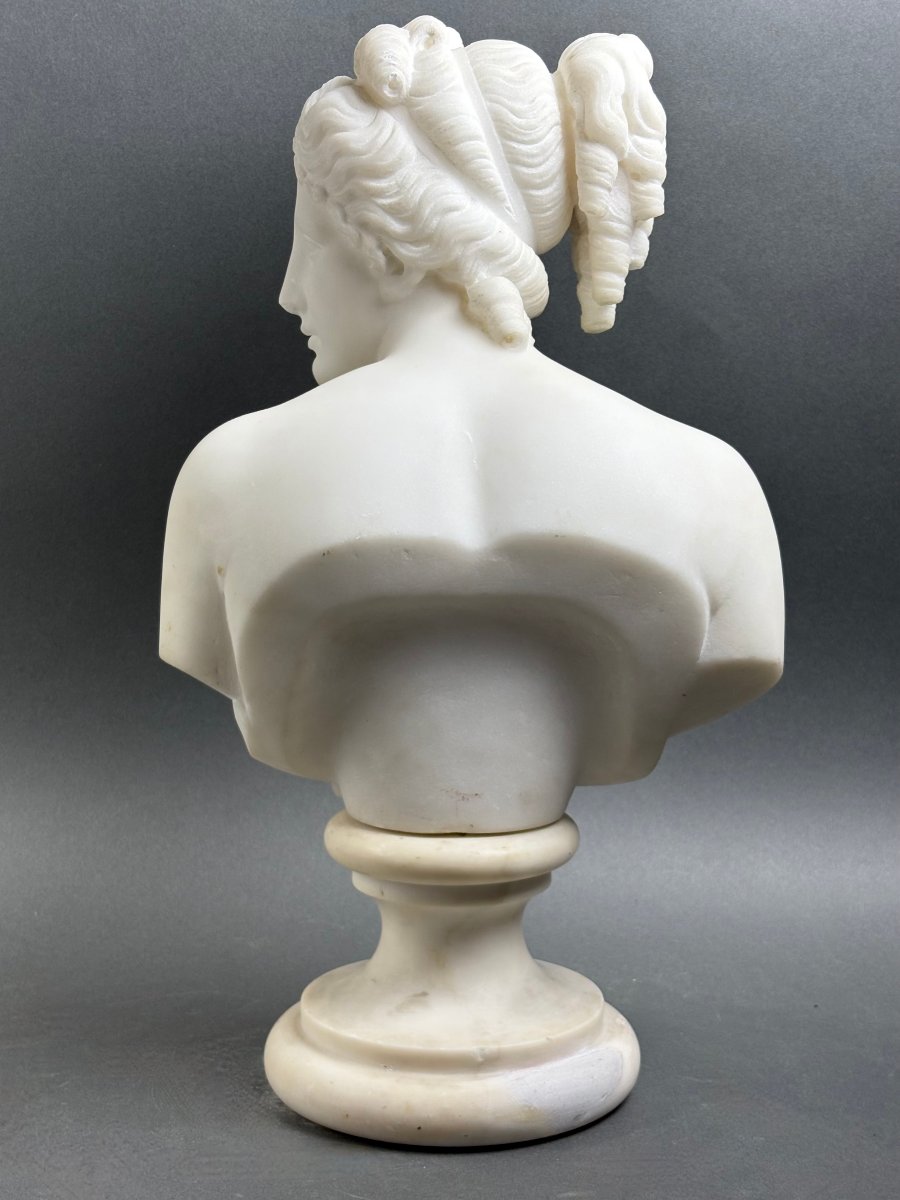 Busto in Marmo della Venere Italica Grand Tour Firenze XIX secolo-photo-1