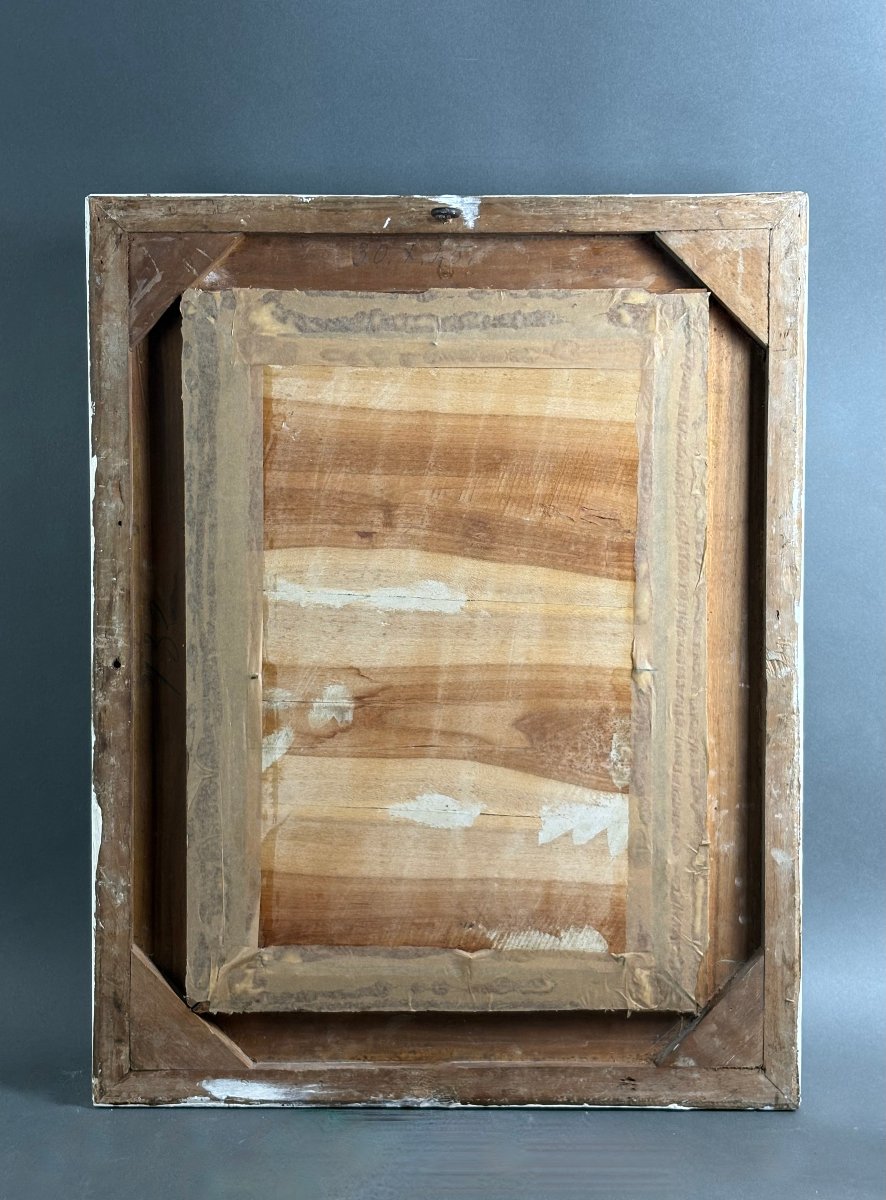 Nudo Accademico Ritratto Maschile Pittura a Olio fine XIX-photo-5