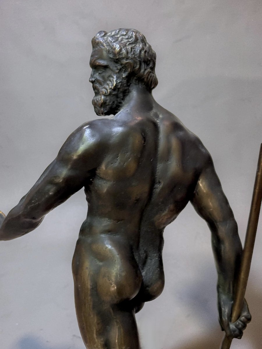 Nettuno dopo Giambologna Statua in Bronzo Fonderia Venturi Bologna-photo-2