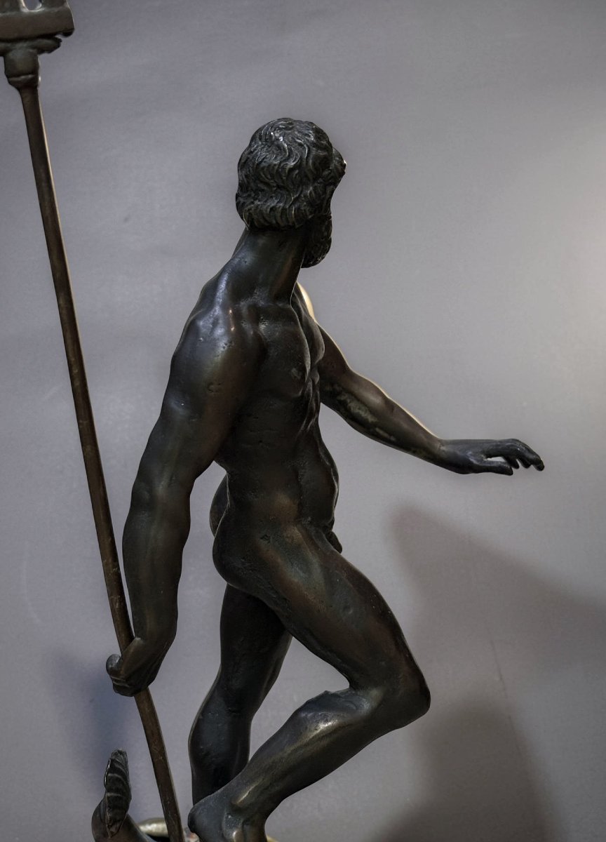 Nettuno dopo Giambologna Statua in Bronzo Fonderia Venturi Bologna-photo-5