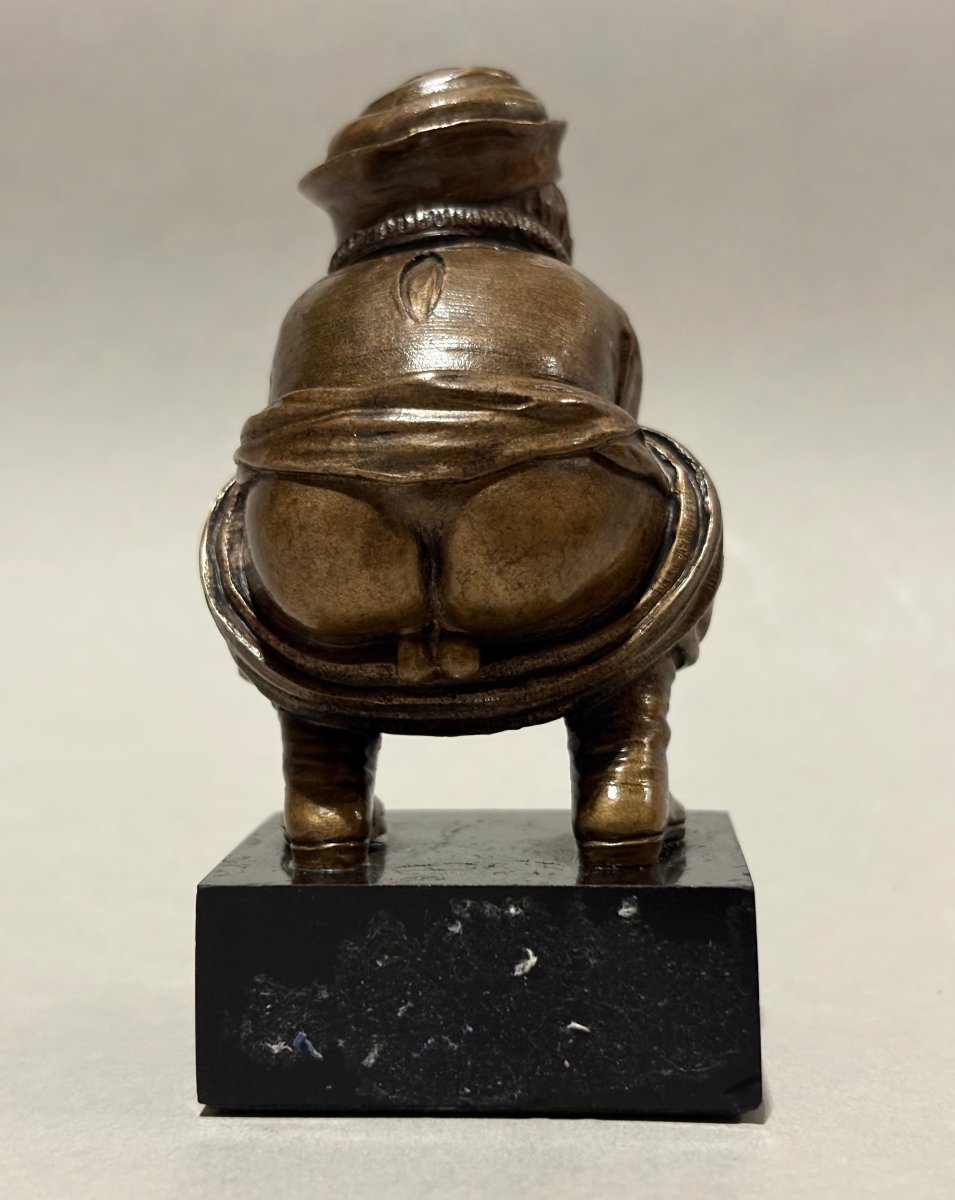 Scultura in Bronzo da Collezione, Arte Popolare, Germania o Fiandre, XIX secolo-photo-4