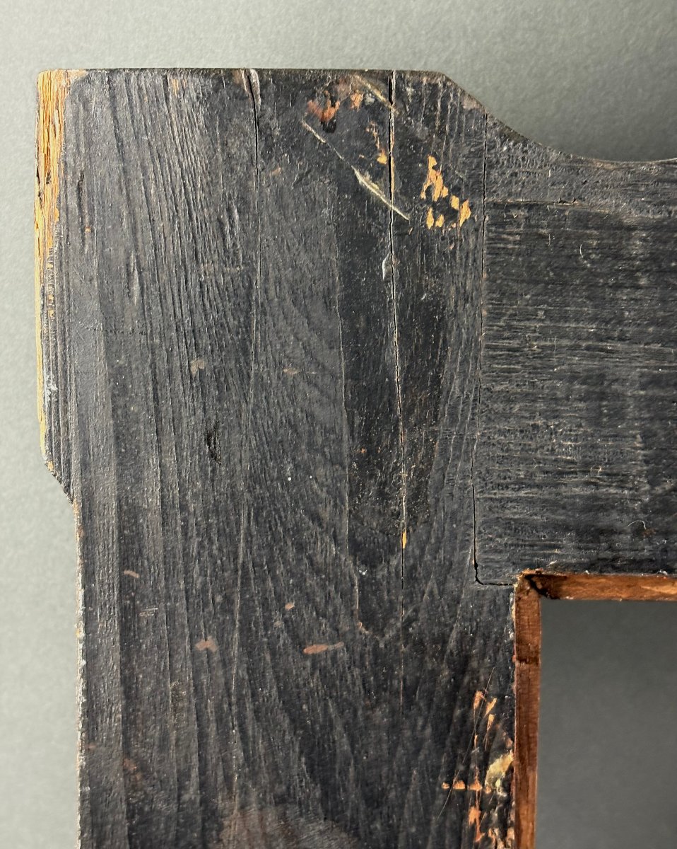 Cornice in Legno Intarsiato a motivi Neoclassici Italia XIX secolo-photo-6