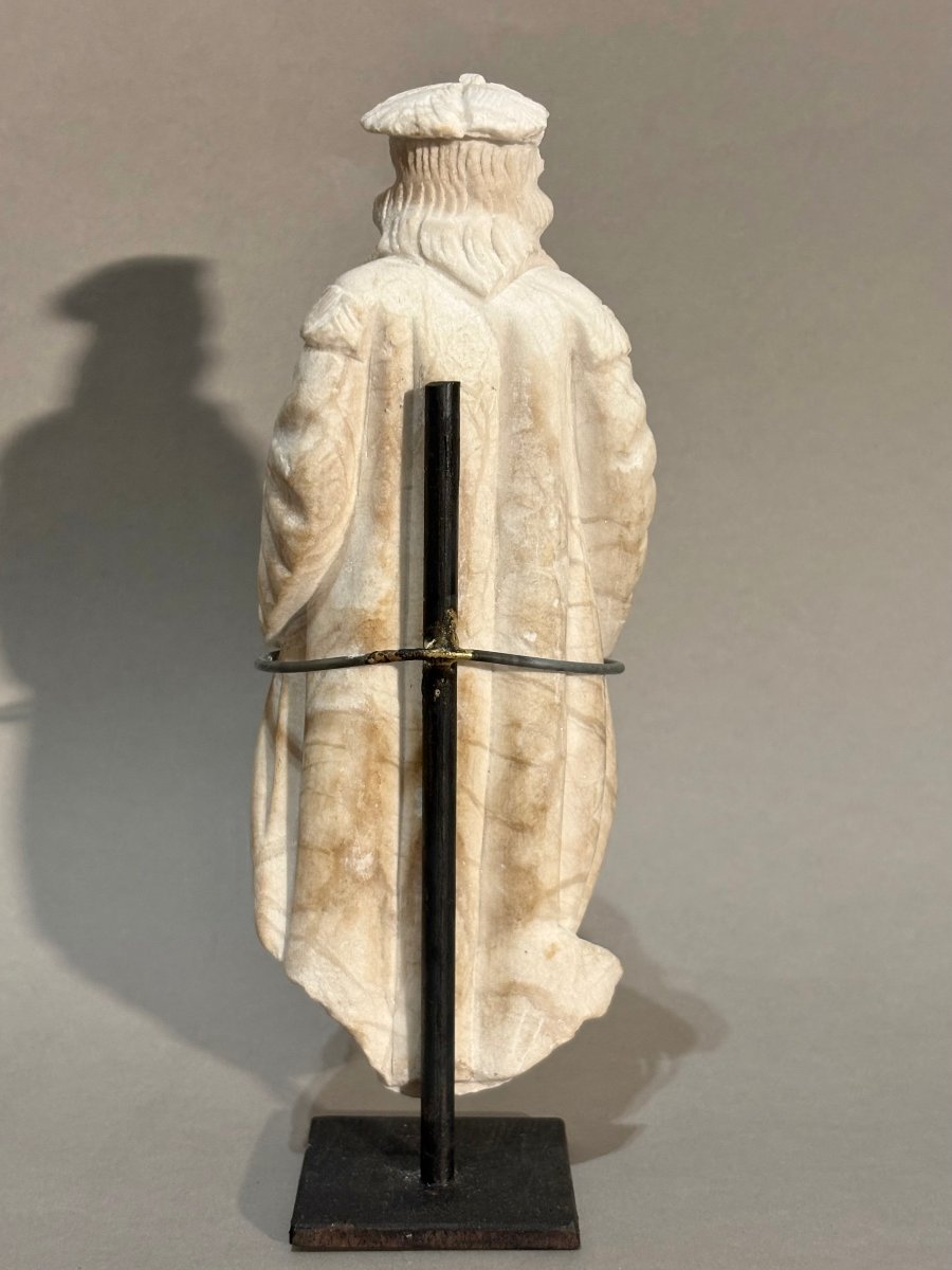 San Sebastiano Vestito, Scultura in Marmo del Rinascimento Italiano-photo-1