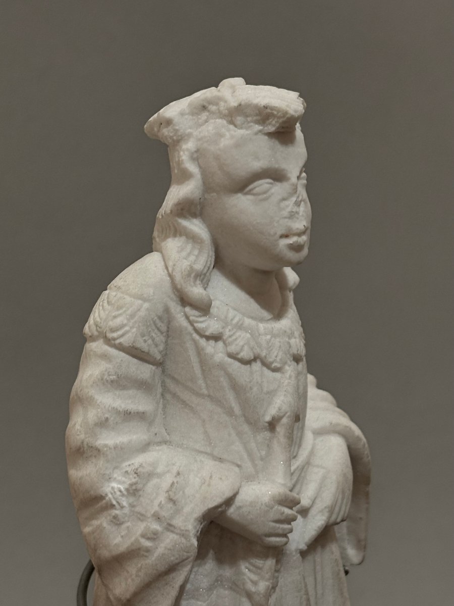 San Sebastiano Vestito, Scultura in Marmo del Rinascimento Italiano-photo-7