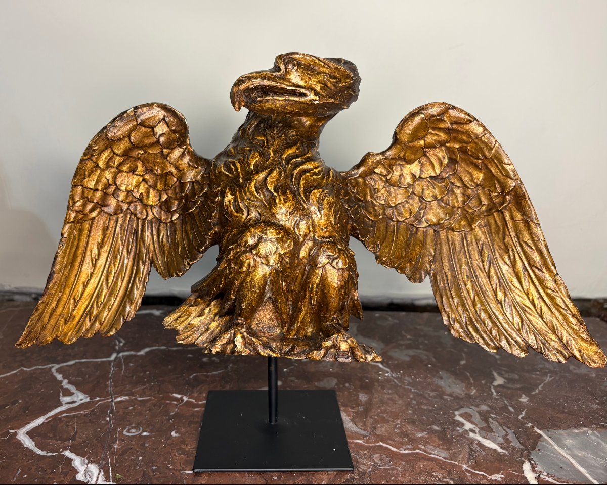 Aquila Neoclassica in Legno Dorato Italia XVIII secolo