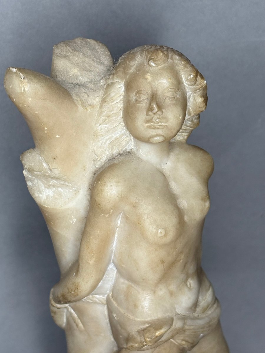 San Sebastiano, Scultura in Alabastro, Italia del Nord, XVII secolo-photo-2