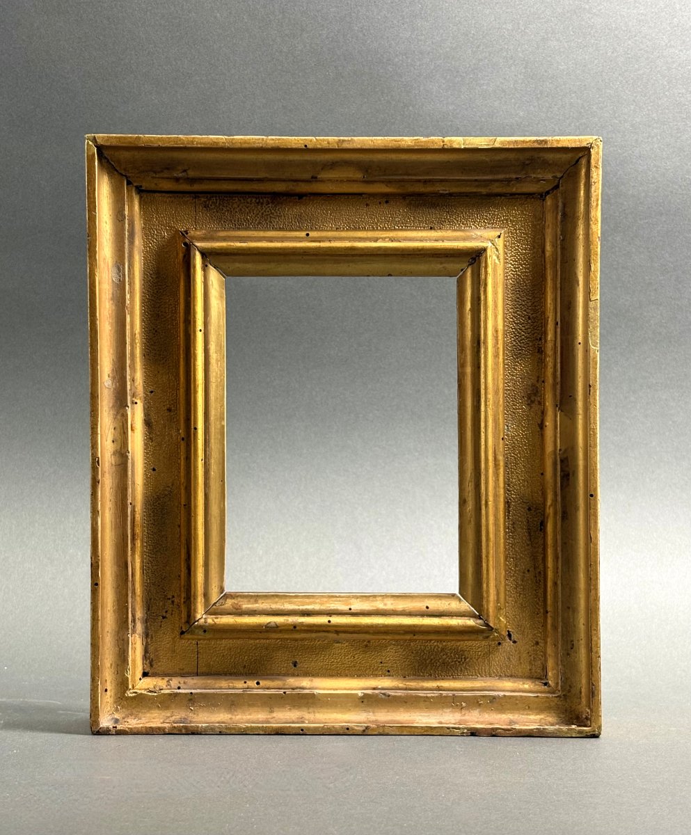 Cornice da Collezione a Cassetta Legno Dorato Italia  XVII secolo-photo-1