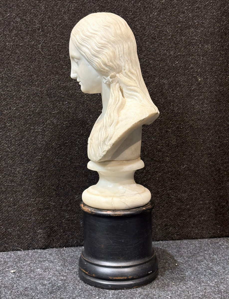 Achille Bianchi (1837-1889) Busto in Marmo -photo-4