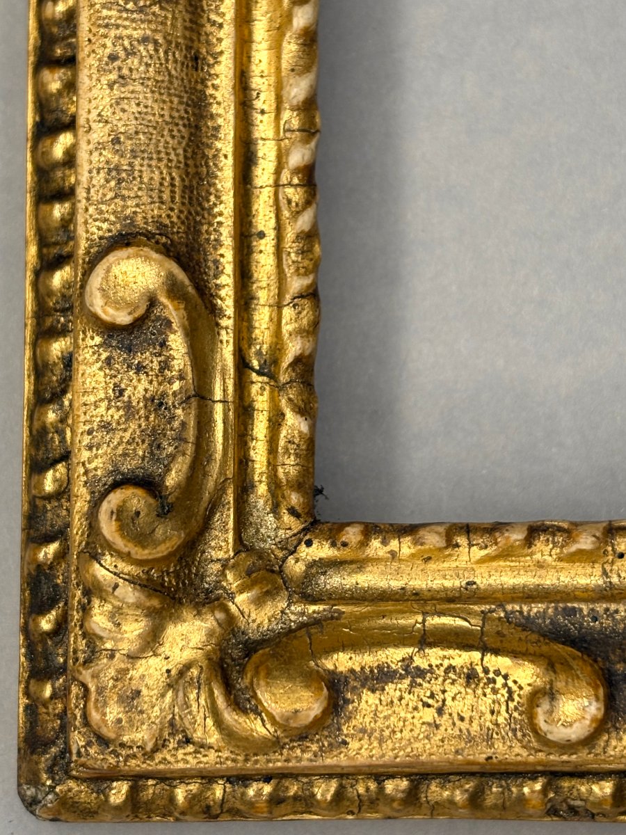 Cornice da Collezione Legno Scolpito e Dorato Italia del Nord XVIII secolo-photo-6