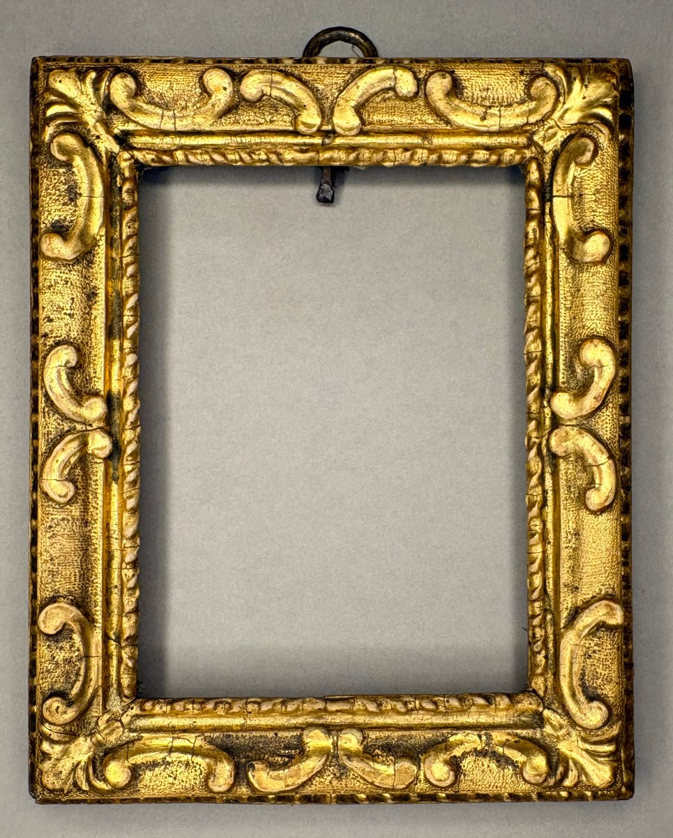 Cornice da Collezione Legno Scolpito e Dorato Italia del Nord XVIII secolo