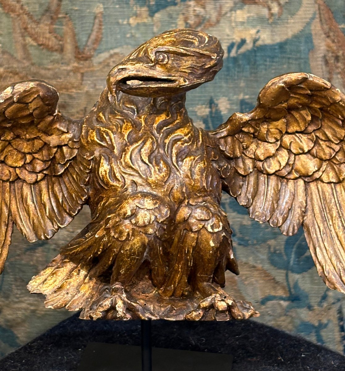 Aquila Neoclassica in Legno Dorato Italia XVIII secolo-photo-2