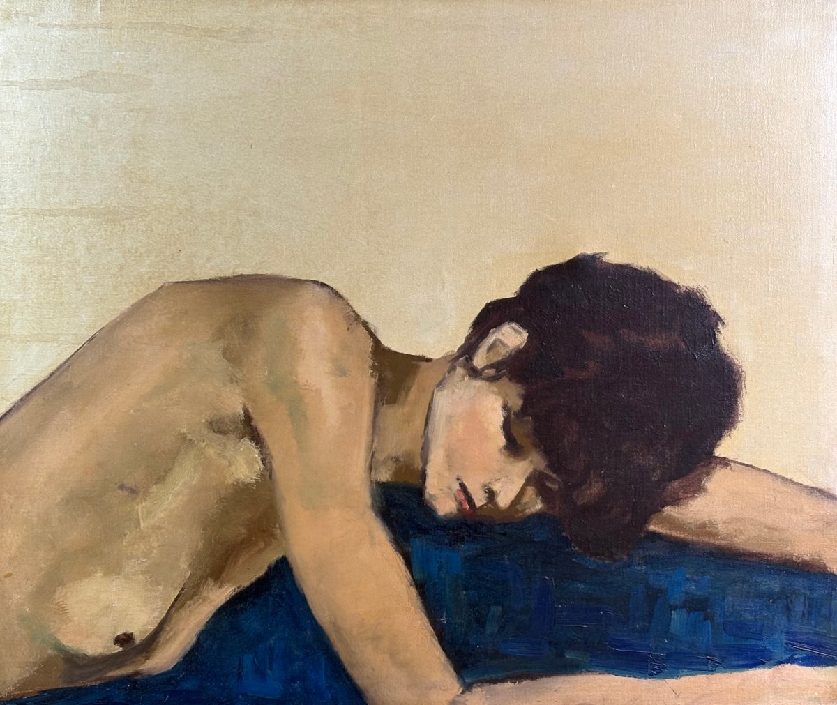 Nudo Femminile in stile Mid-Century Modern, firmato Pierson 1974