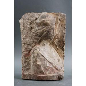 Profilo in Marmo della Montagnola Altorilievo Frammento XIV secolo