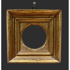 Cornice da Collezione Legno Scolpito e Dorato Italia XVIII secolo