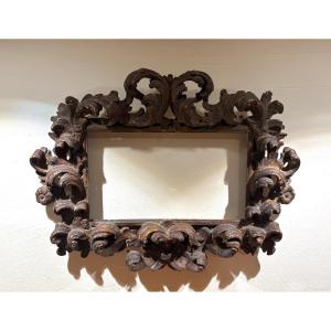 Cornice da Collezione Barocca Legno Laccato XVII secolo