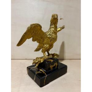 Aquila in Bronzo Dorato Napoleone III XIX secolo