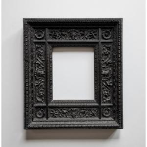 Cornice in Ebano Lombarda Neorinascimentale a Mascheroni XIX