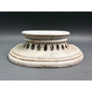Base Basamento in Marmo a Commesso Barocco Romano XVII secolo