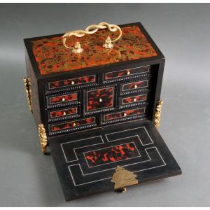 Monetiere in Marqueterie Boulle firmato "SUSSE Frères" epoca Napoleone III