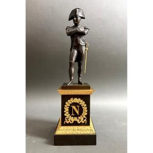 Napoleone Bonaparte Scultura in Bronzo da Biblioteca Epoca Impero